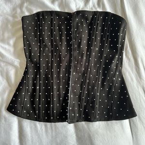 WeWoreWhat Beaded Corset Size 6